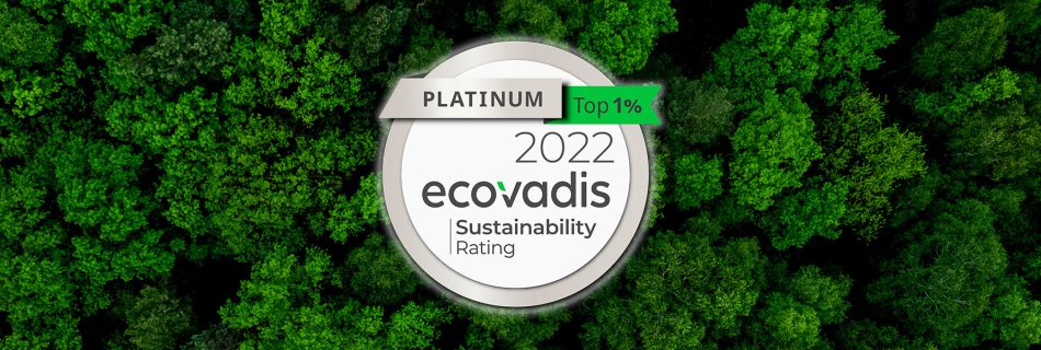 Logo Ecovadis certifié platinum