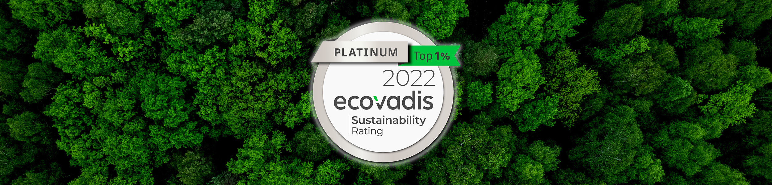 Logo Ecovadis certifié platinum