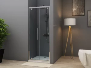 TIME - DOUBLE PORTE PIVOTANTE ALU POLI