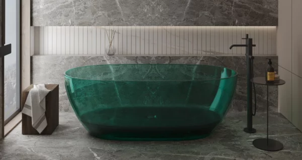 BAIGNOIRE COLORS LAGUNE CRISTAL