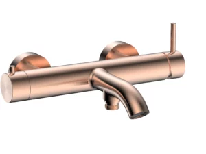 MITIGEUR BAIN DOUCHE STYLE BRUSHED ROSE GOLD