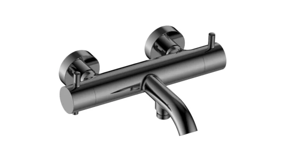MITIGEUR THERMOSTATIQUE BAIN DOUCHE STYLE GUN METAL